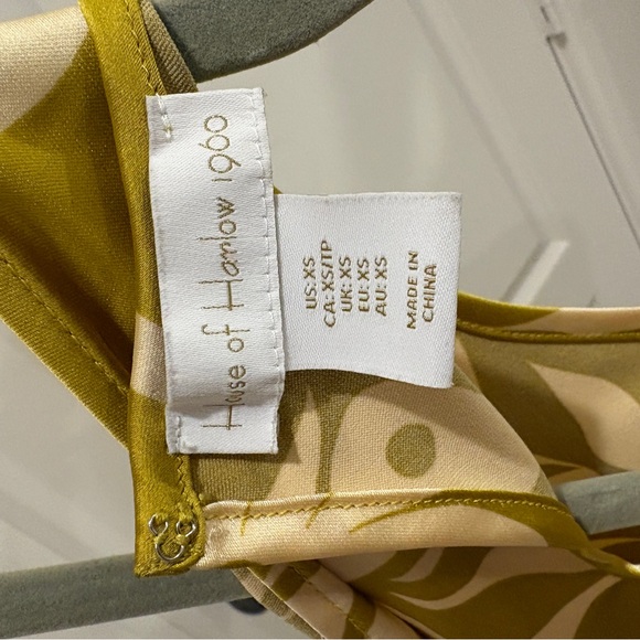 House of Harlow 1960 Gold and White Floral Maxi Dress - Picture 3 of 6